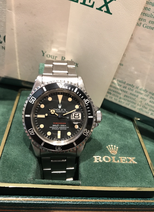 Conseil d'investissement : ROLEX 1680 Red Full Set.