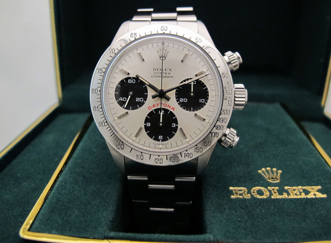 Nouveauté : ROLEX Cosmograph DAYTONA 6265 Silver Big Red. 