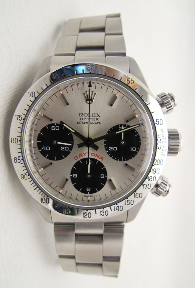 Nouveauté : ROLEX Cosmograph DAYTONA 6265 Silver Big Red. 