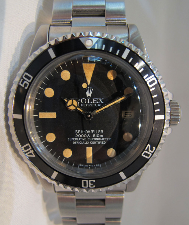 L'origine des patines sur les montres ROLEX de plongée.