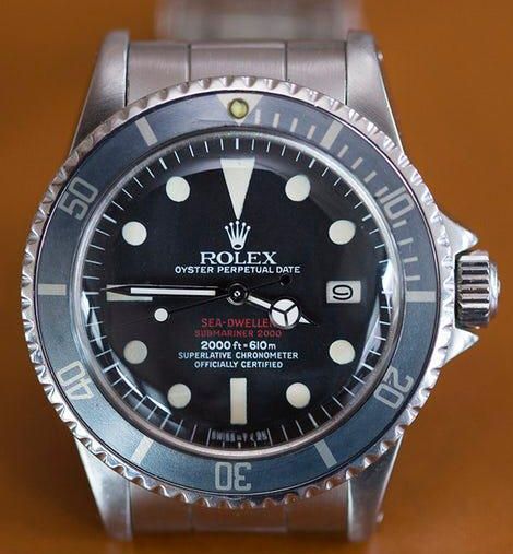 L'origine des patines sur les montres ROLEX de plongée.