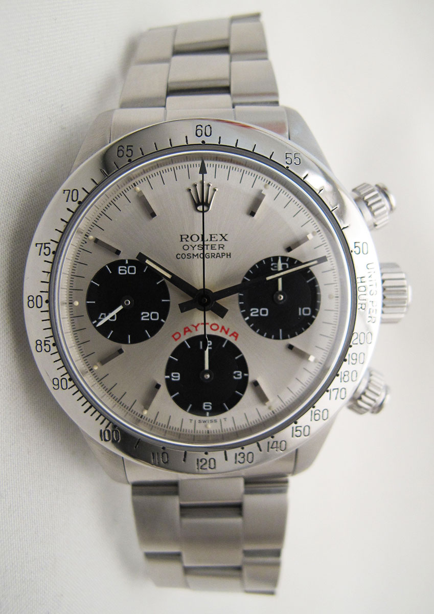 Nouveauté : ROLEX Cosmograph DAYTONA 6265 Silver Big Red. 