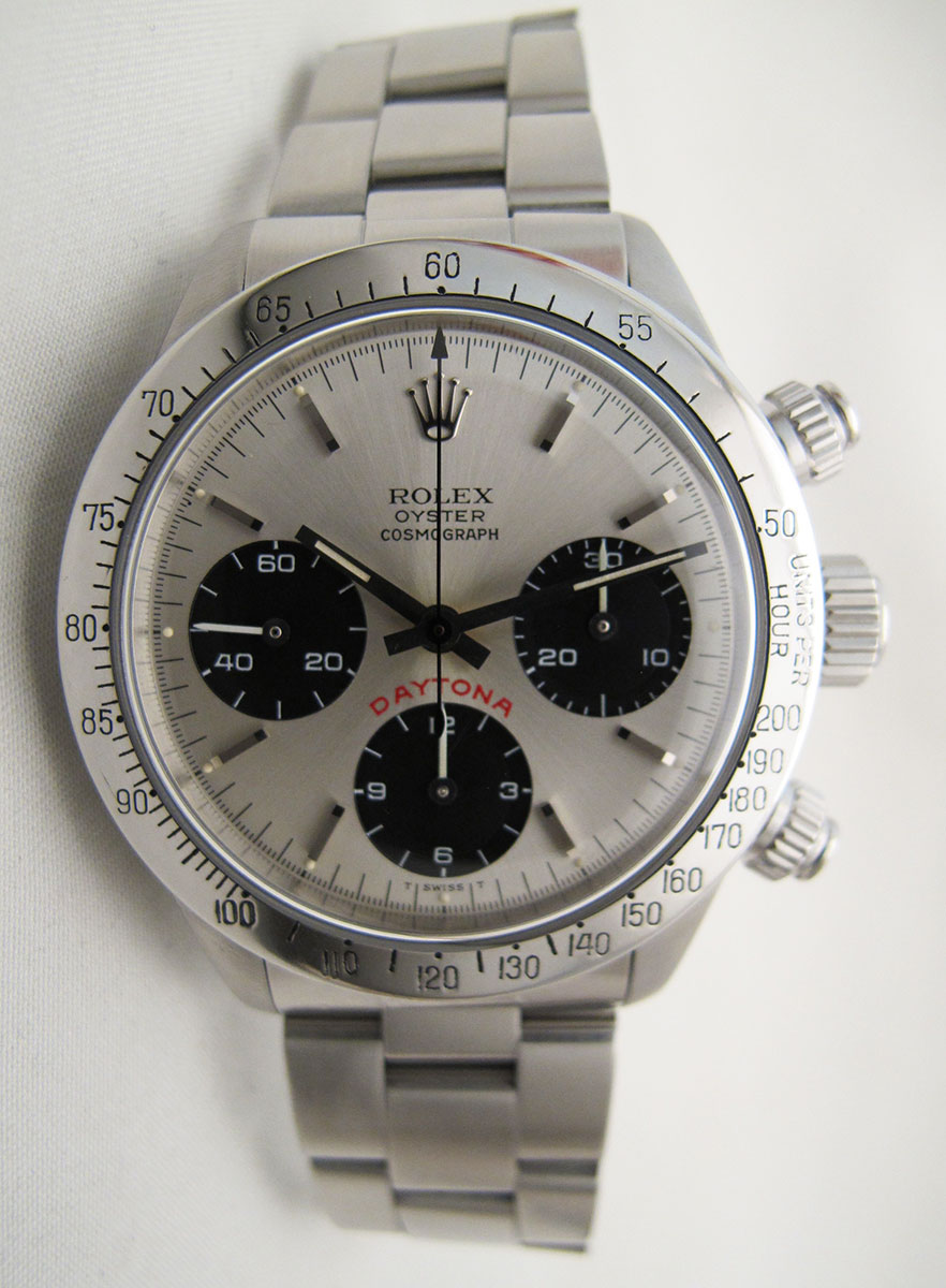 Nouveauté : ROLEX Cosmograph DAYTONA 6265 Silver Big Red. 