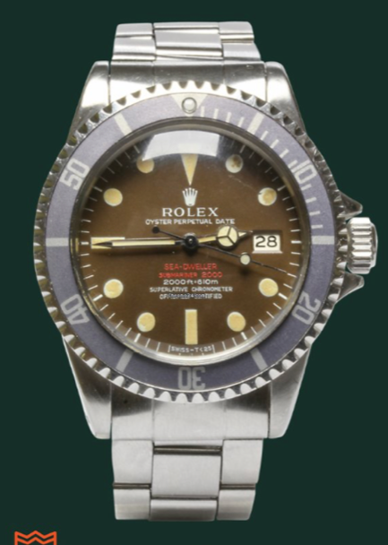 L'origine des patines sur les montres ROLEX de plongée.