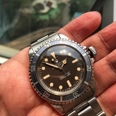 L'origine des patines sur les montres ROLEX de plongée.