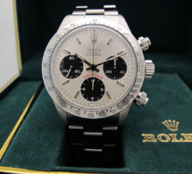 Nouveauté : ROLEX Cosmograph DAYTONA 6265 Silver Big Red. 